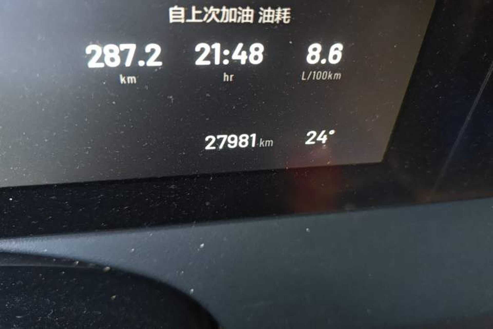 Used Li Auto ONE 2021 Extended-Range 6-Seater Version Odometer Close Up