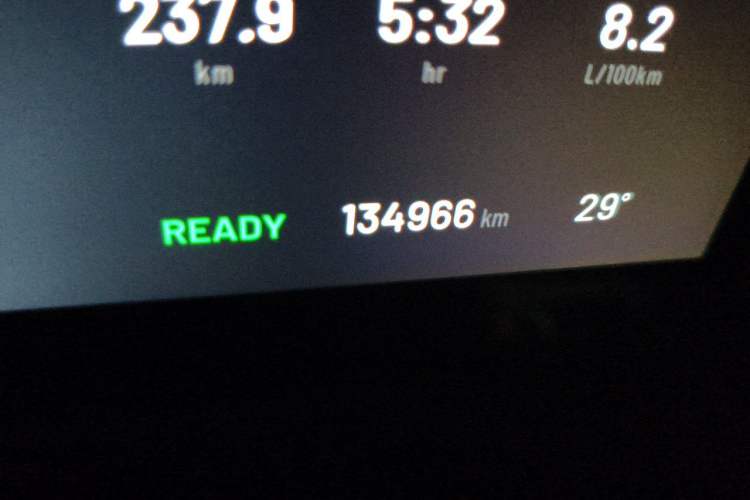 Used Li Auto ONE 2021 Extended-Range 6-Seater Version Odometer Close Up