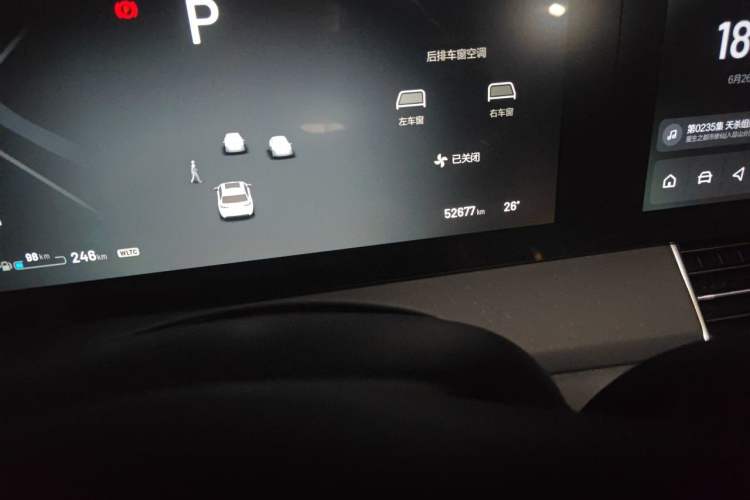 Used Li Auto ONE 2021 Extended-Range 6-Seater Version Odometer Close Up