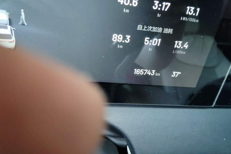 Used Li Auto ONE 2021 Extended-Range 6-Seater Version Odometer Close Up