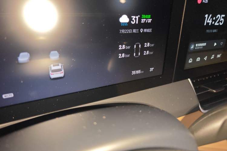 Used Li Auto ONE 2021 Extended-Range 6-Seater Version Odometer Close Up