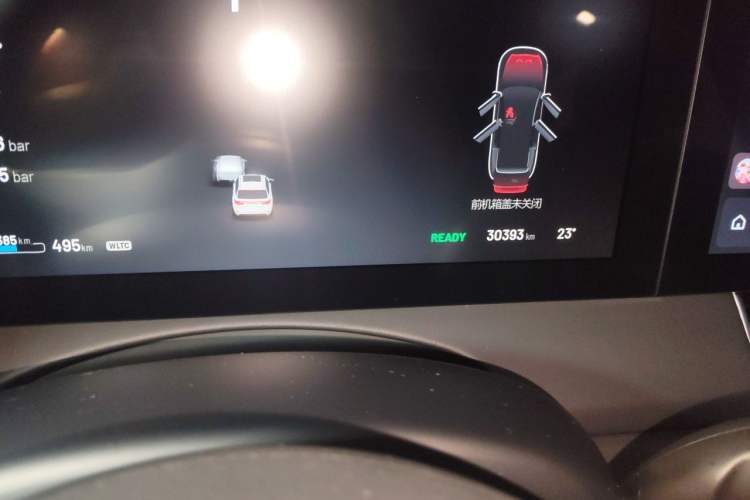 Used Li Auto ONE 2021 Extended-Range 6-Seater Version Odometer Close Up