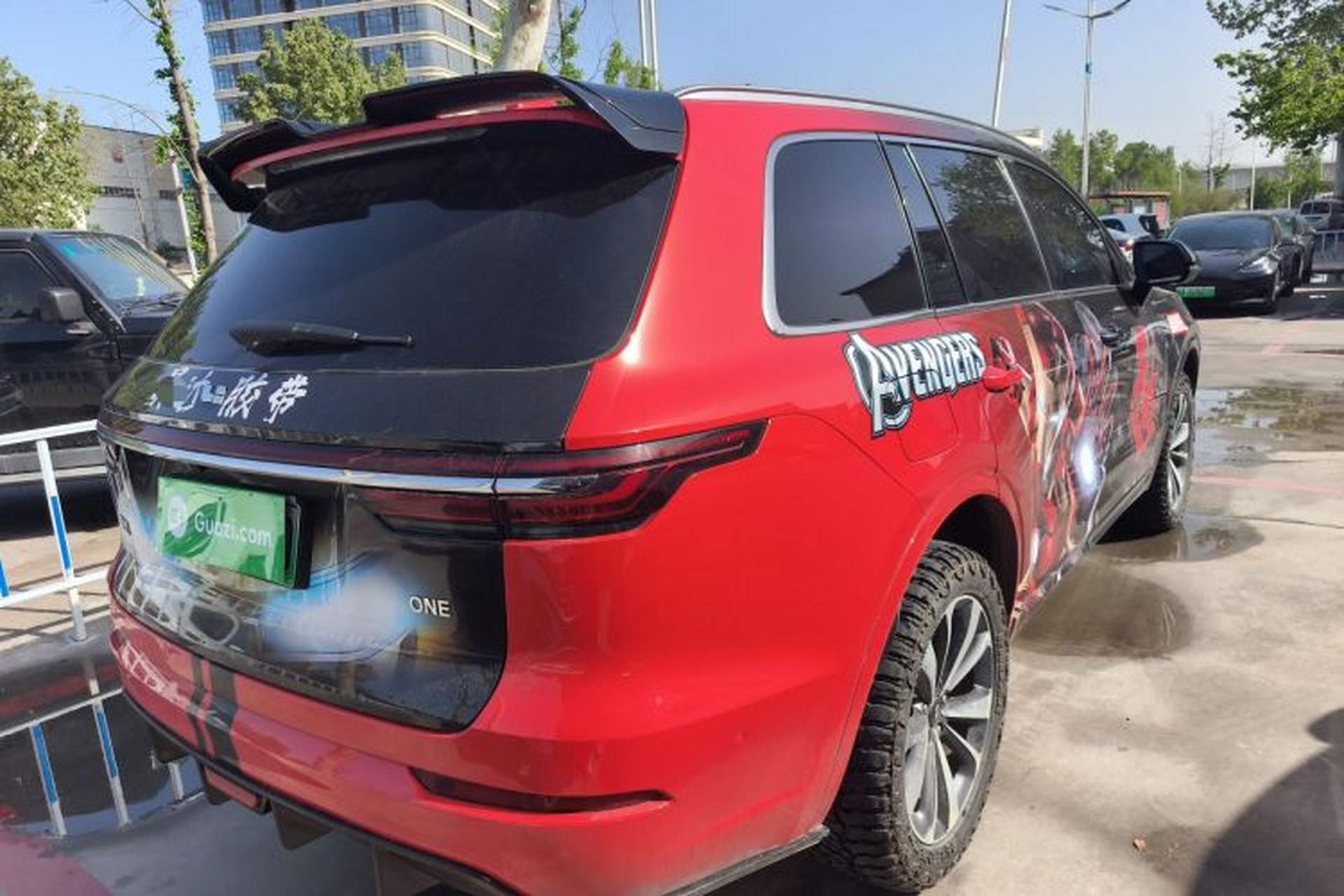 Used Li Auto ONE 2021 Extended-Range 6-Seater Version Rear Right 45 Deg