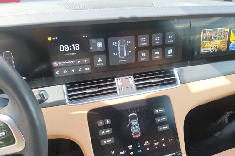 Used Li Auto ONE 2021 Extended-Range 6-Seater Version Audio And AC Panel