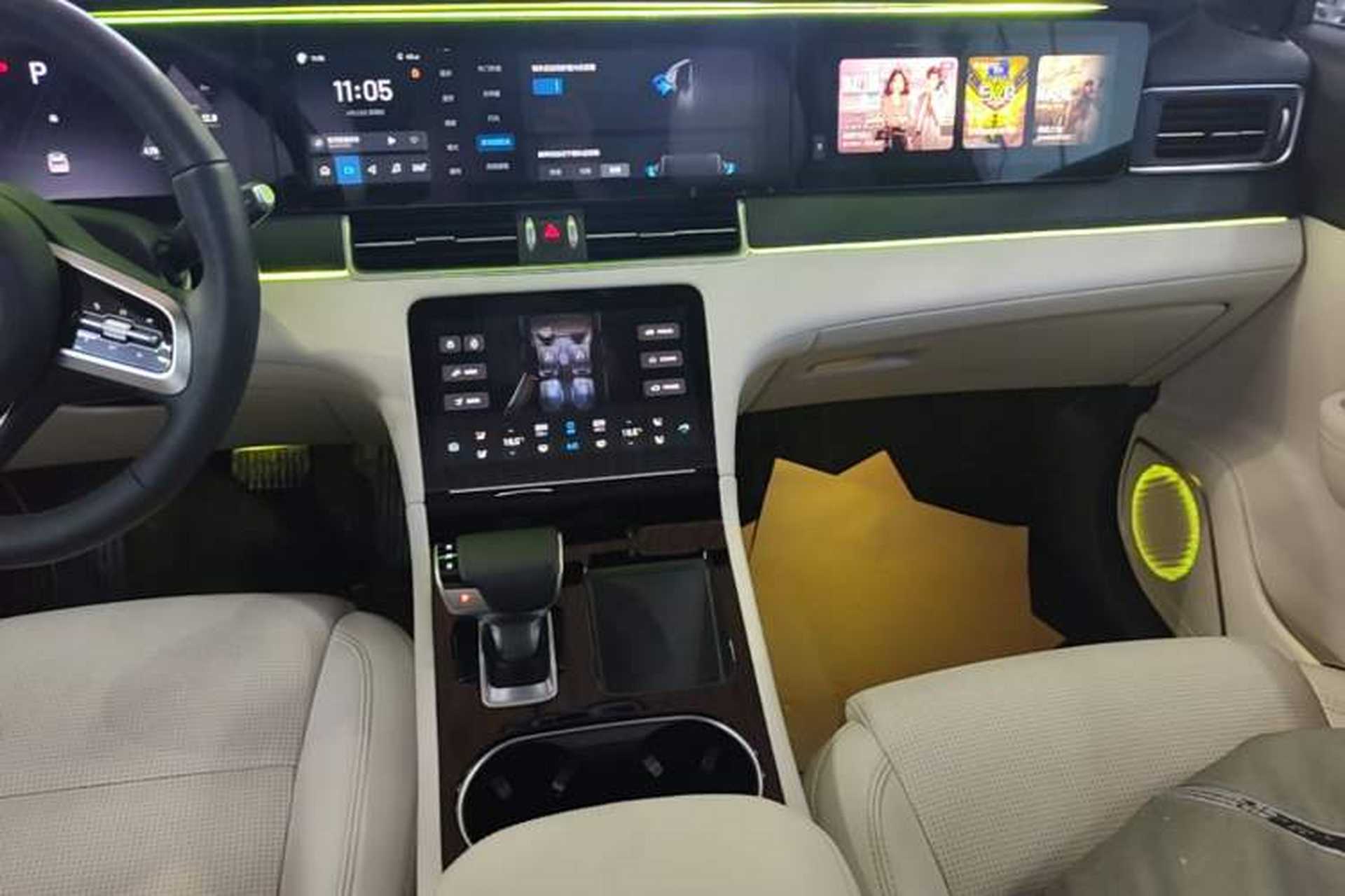Used Li Auto ONE 2021 Extended-Range 6-Seater Version Audio And AC Panel