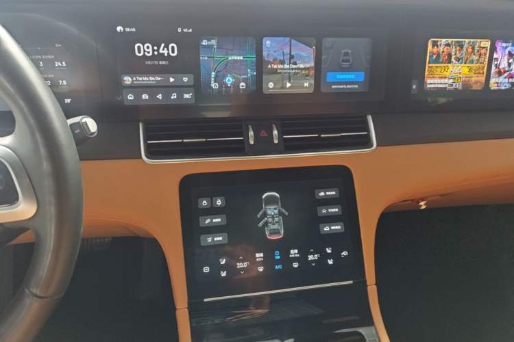 Used Li Auto ONE 2021 Extended-Range 6-Seater Version Audio And AC Panel