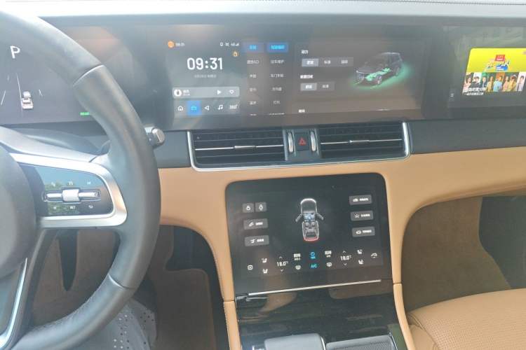 Used Li Auto ONE 2021 Extended-Range 6-Seater Version Audio And AC Panel