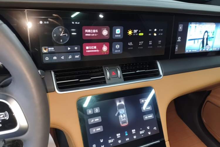 Used Li Auto ONE 2021 Extended-Range 6-Seater Version Audio And AC Panel