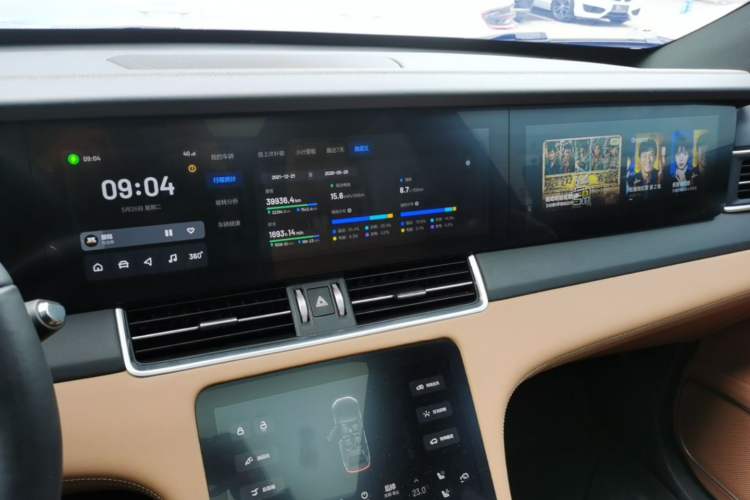 Used Li Auto ONE 2021 Extended-Range 6-Seater Version Audio And AC Panel