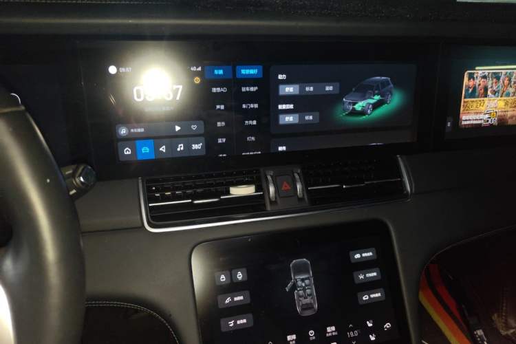 Used Li Auto ONE 2021 Extended-Range 6-Seater Version Audio And AC Panel