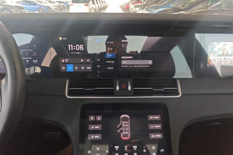 Used Li Auto ONE 2021 Extended-Range 6-Seater Version Audio And AC Panel