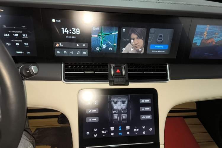 Used Li Auto ONE 2021 Extended-Range 6-Seater Version Audio And AC Panel