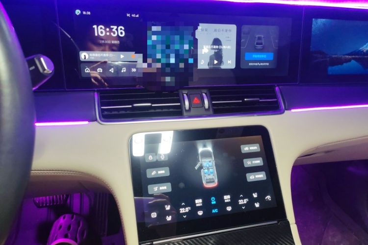 Used Li Auto ONE 2021 Extended-Range 6-Seater Version Audio And AC Panel