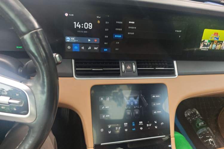 Used Li Auto ONE 2021 Extended-Range 6-Seater Version Audio And AC Panel