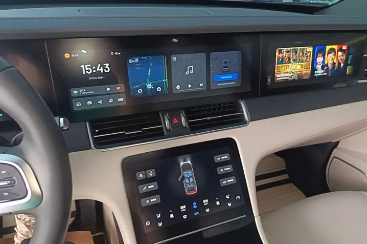 Used Li Auto ONE 2021 Extended-Range 6-Seater Version Audio And AC Panel