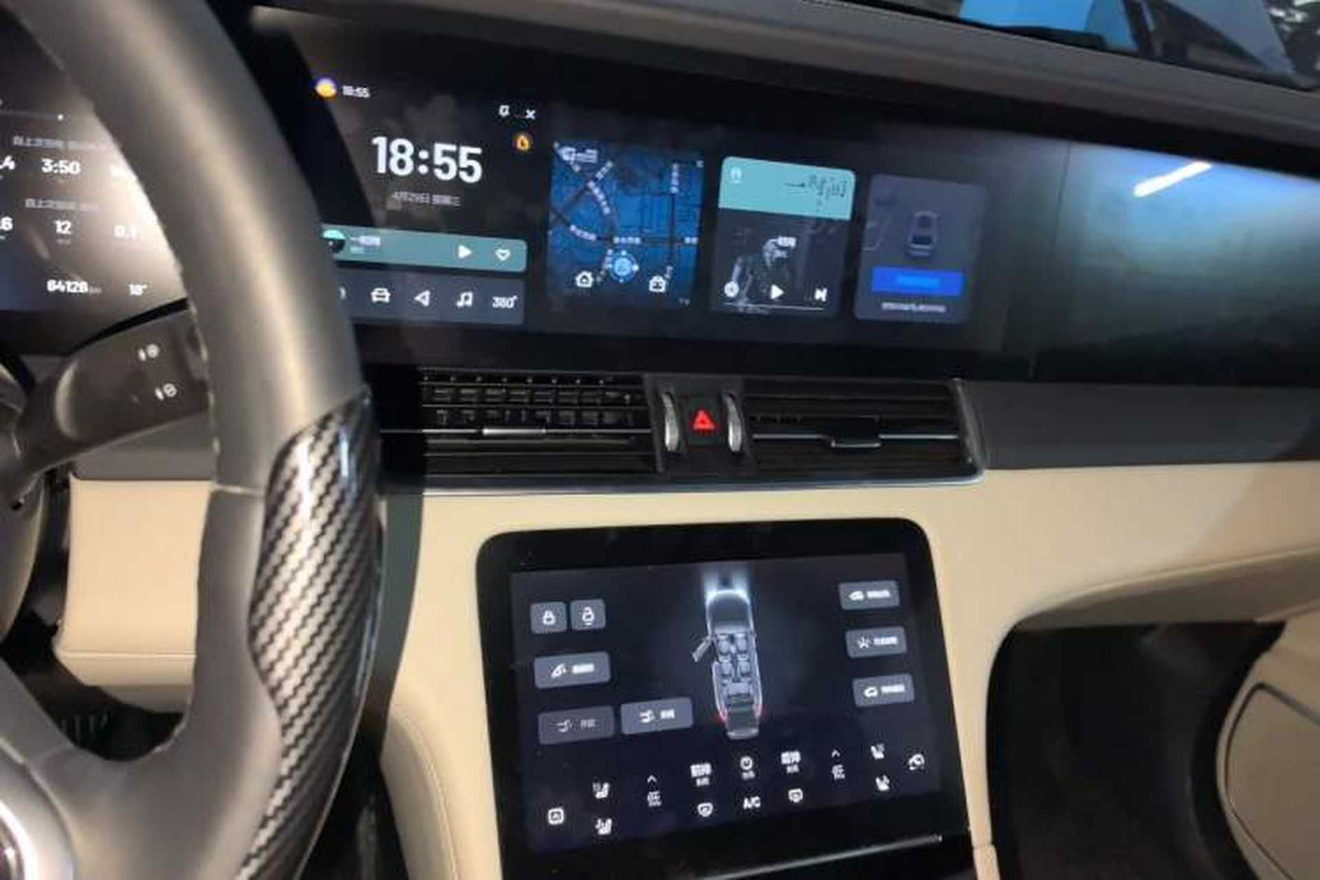 Used Li Auto ONE 2021 Extended-Range 6-Seater Version Audio And AC Panel