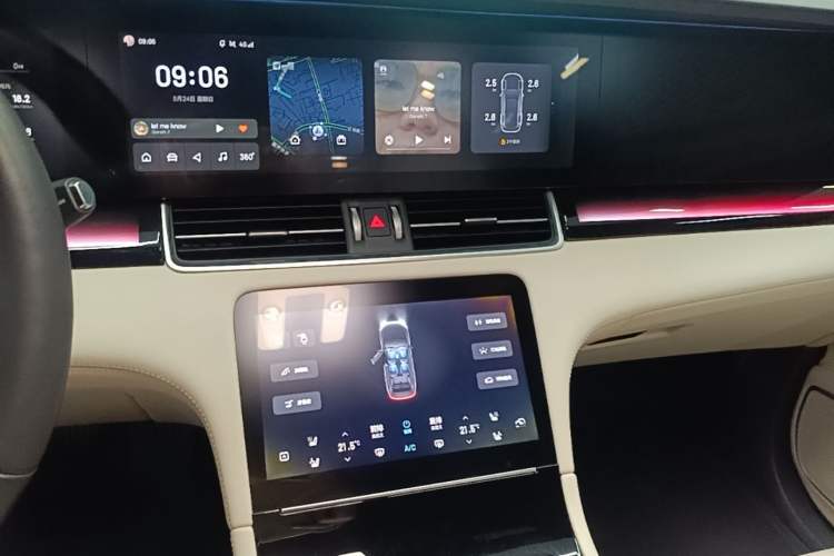 Used Li Auto ONE 2021 Extended-Range 6-Seater Version Audio And AC Panel