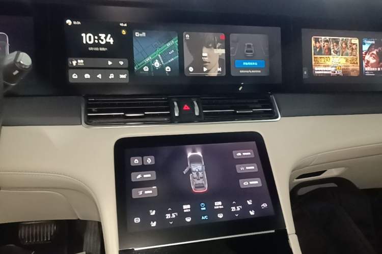 Used Li Auto ONE 2021 Extended-Range 6-Seater Version Audio And AC Panel