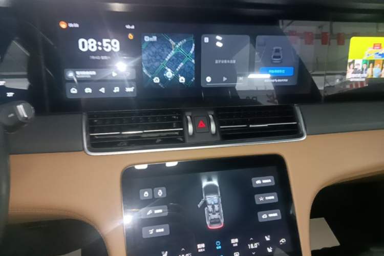 Used Li Auto ONE 2021 Extended-Range 6-Seater Version Audio And AC Panel