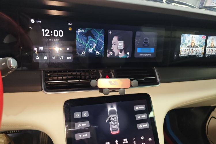 Used Li Auto ONE 2021 Extended-Range 6-Seater Version Audio And AC Panel