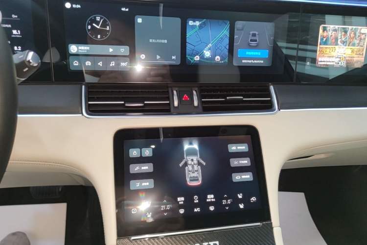 Used Li Auto ONE 2021 Extended-Range 6-Seater Version Audio And AC Panel