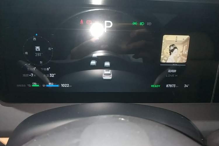 Used Li Auto ONE 2021 Extended-Range 6-Seater Version Instrument Cluster
