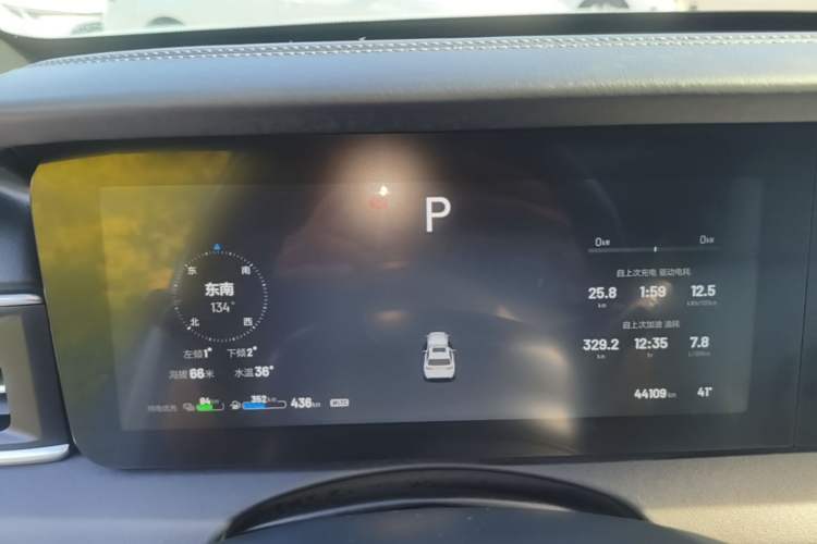 Used Li Auto ONE 2021 Extended-Range 6-Seater Version Instrument Cluster