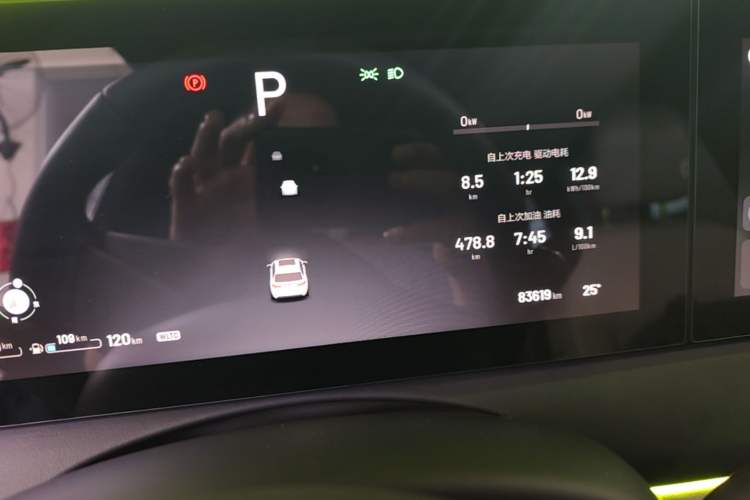Used Li Auto ONE 2021 Extended-Range 6-Seater Version Instrument Cluster