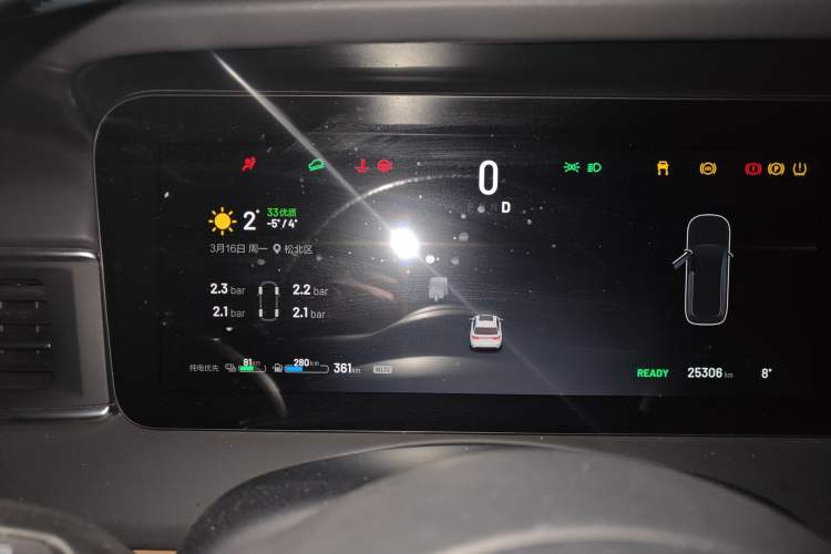 Used Li Auto ONE 2021 Extended-Range 6-Seater Version Instrument Cluster