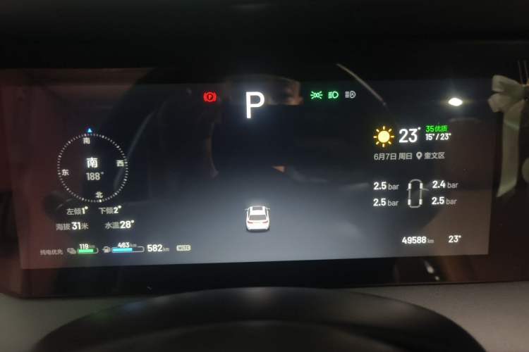 Used Li Auto ONE 2021 Extended-Range 6-Seater Version Instrument Cluster