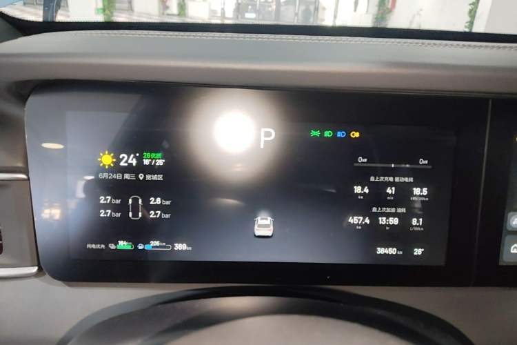 Used Li Auto ONE 2021 Extended-Range 6-Seater Version Instrument Cluster