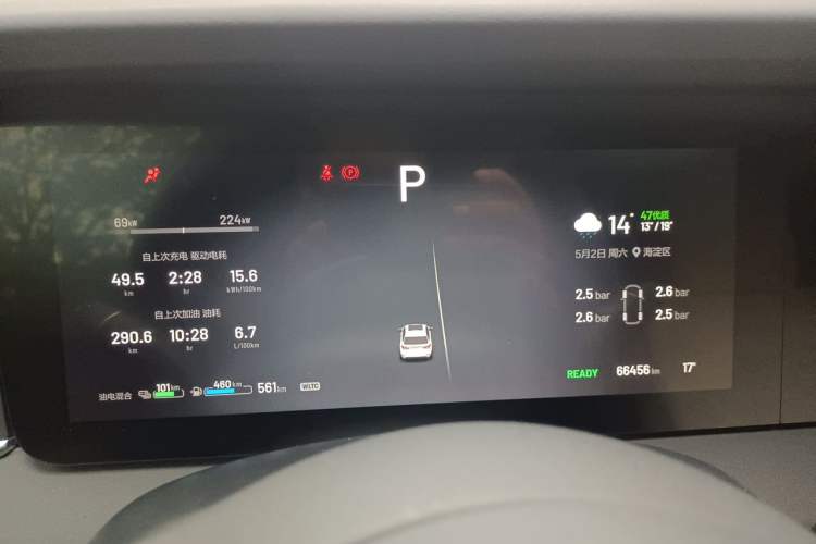 Used Li Auto ONE 2021 Extended-Range 6-Seater Version Instrument Cluster