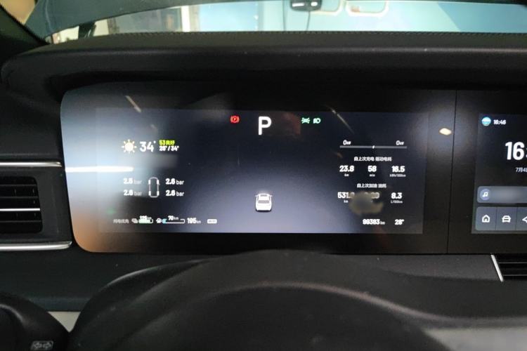 Used Li Auto ONE 2021 Extended-Range 6-Seater Version Instrument Cluster