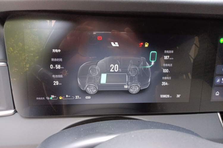 Used Li Auto ONE 2021 Extended-Range 6-Seater Version Instrument Cluster