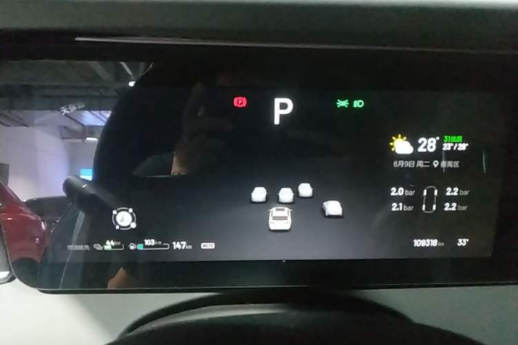 Used Li Auto ONE 2021 Extended-Range 6-Seater Version Instrument Cluster