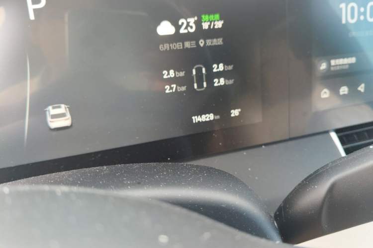 Used Li Auto ONE 2021 Extended-Range 6-Seater Version Odometer Close Up