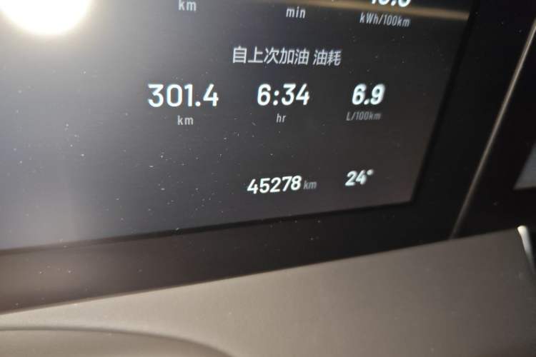 Used Li Auto ONE 2021 Extended-Range 6-Seater Version Odometer Close Up
