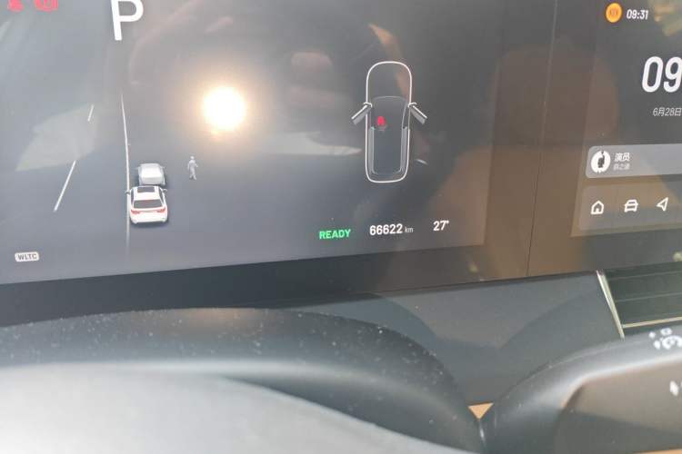 Used Li Auto ONE 2021 Extended-Range 6-Seater Version Odometer Close Up