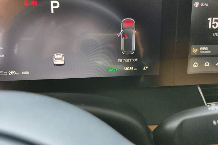 Used Li Auto ONE 2021 Extended-Range 6-Seater Version Odometer Close Up