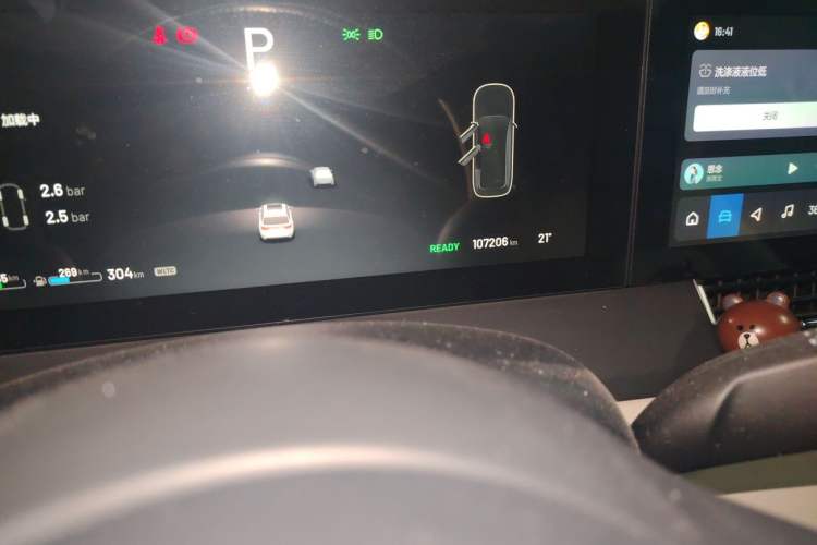Used Li Auto ONE 2021 Extended-Range 6-Seater Version Odometer Close Up