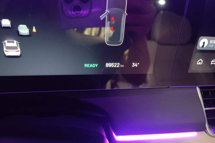 Used Li Auto ONE 2021 Extended-Range 6-Seater Version Odometer Close Up