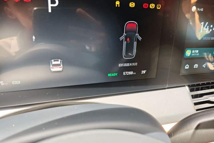 Used Li Auto ONE 2021 Extended-Range 6-Seater Version Odometer Close Up