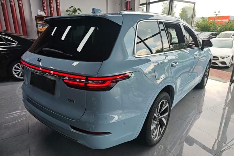 Used Li Auto ONE 2021 Extended-Range 6-Seater Version Rear Right 45 Deg