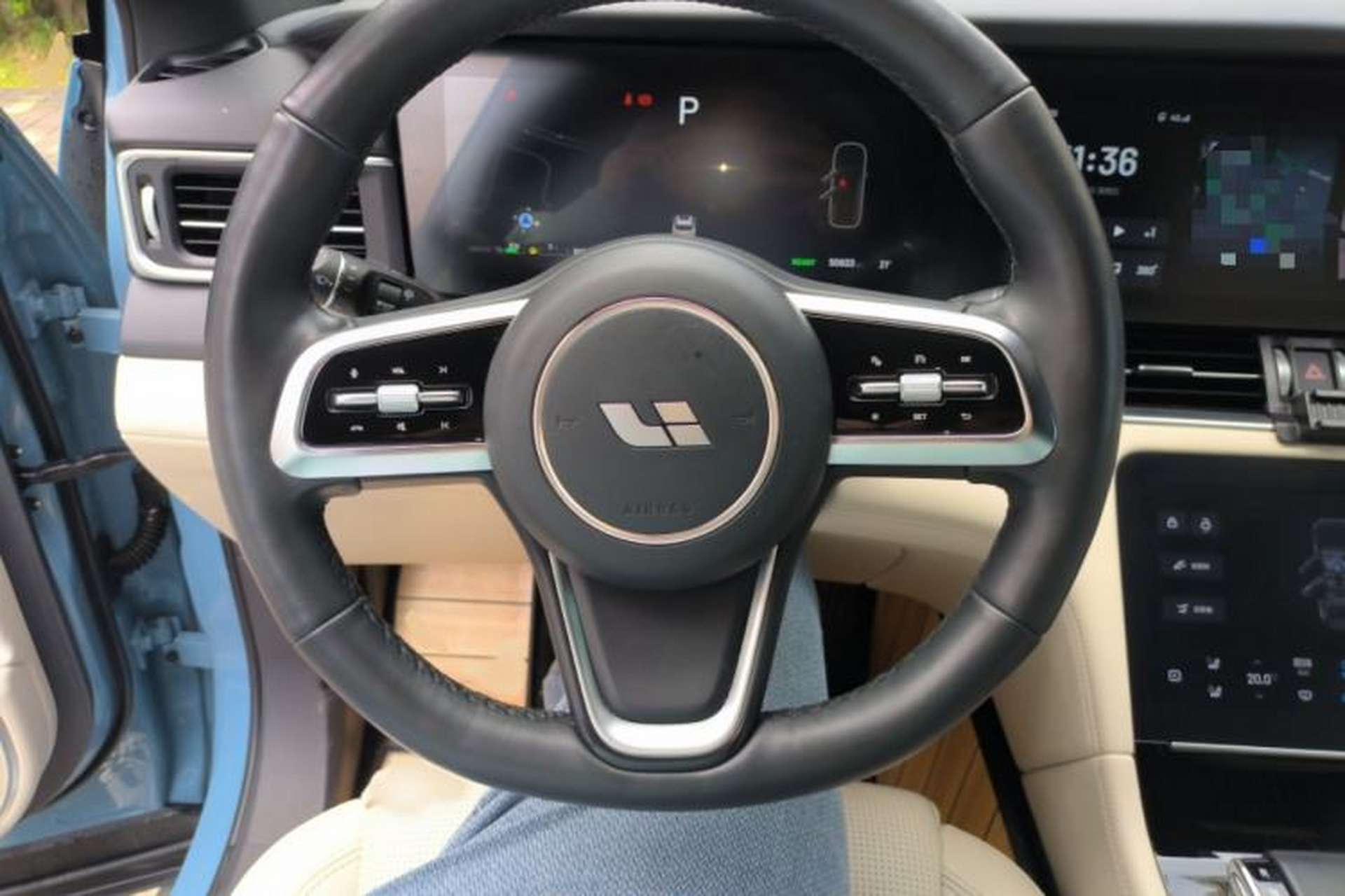 Used Li Auto ONE 2021 Extended-Range 6-Seater Version Steering Wheel