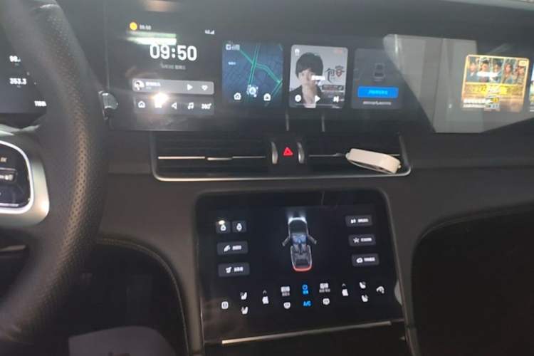 Used Li Auto ONE 2021 Extended-Range 6-Seater Version Audio And AC Panel