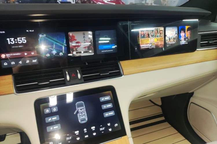 Used Li Auto ONE 2021 Extended-Range 6-Seater Version Audio And AC Panel