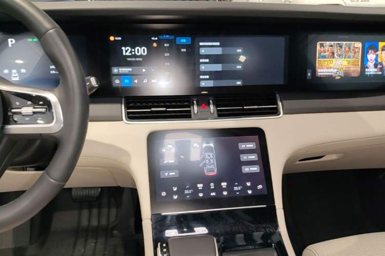 Used Li Auto ONE 2021 Extended-Range 6-Seater Version Audio And AC Panel