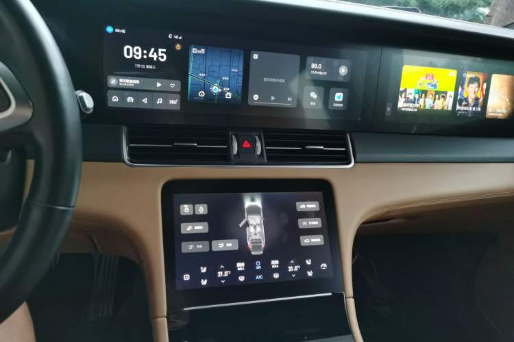 Used Li Auto ONE 2021 Extended-Range 6-Seater Version Audio And AC Panel