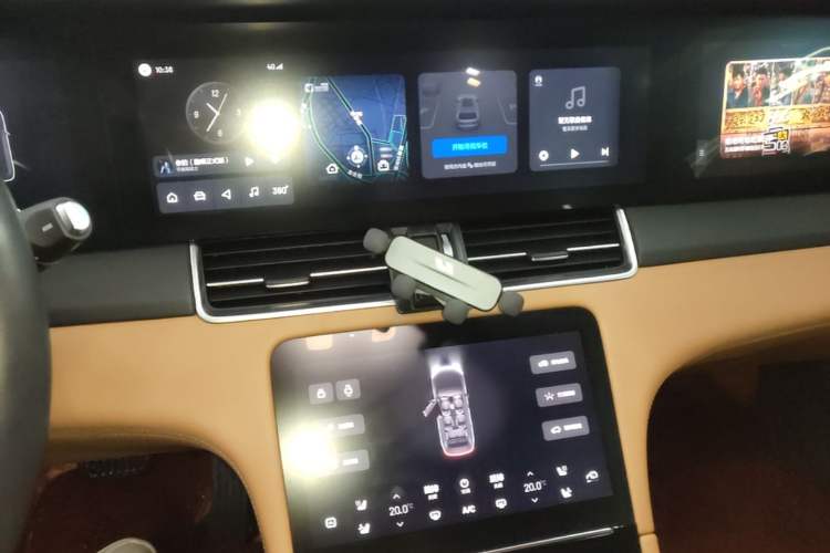 Used Li Auto ONE 2021 Extended-Range 6-Seater Version Audio And AC Panel