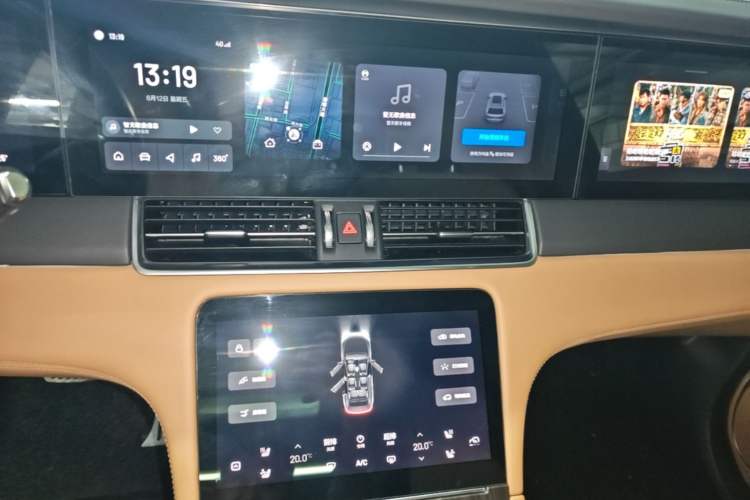 Used Li Auto ONE 2021 Extended-Range 6-Seater Version Audio And AC Panel